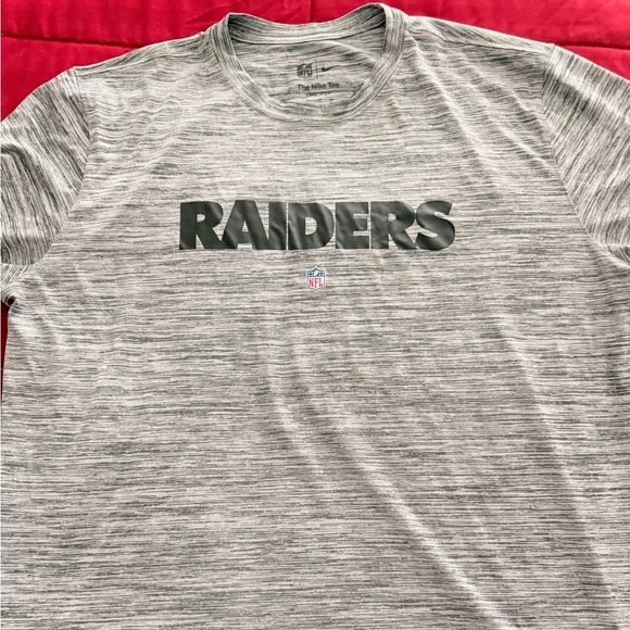 Nike Men's Gray Raiders T-Shirt - Picture 1 of 4